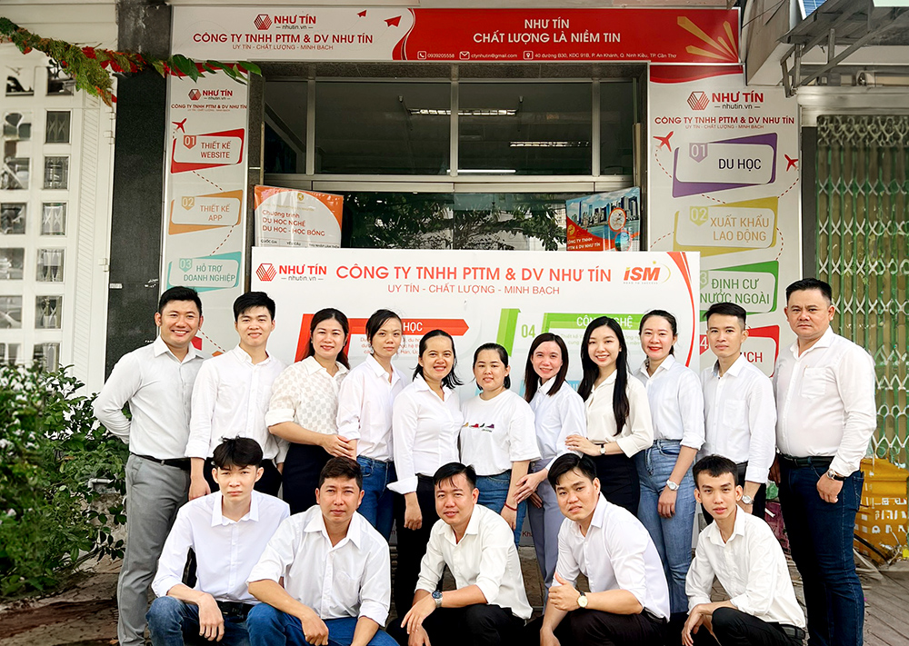 CTY TNHH PT TM & DV NHƯ TÍN ( NHƯ TÍN GROUP) Địa chỉ trụ sở chính: Số 40 đường B30 Khu dân cư 91B – Phường An Khánh – Quận Ninh Kiều – Thành phố Cần Thơ Điện thoại : 0939205558 – 0777845558 Email : ctynhutin@gmail.com Website: https://vieclamnhutin.com/